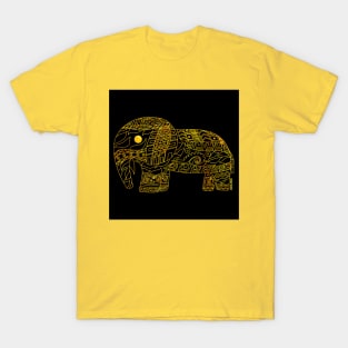 golden elephant ecopop T-Shirt